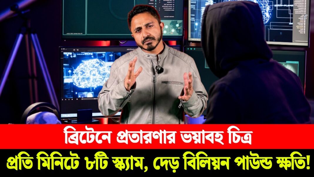 ব্রিটেনে প্রতারণার ভয়াবহ চিত্র: প্রতি মিনিটে ৮টি স্ক্যাম, দেড় বিলিয়ন পাউন্ড ক্ষতি! ব্রিটেনে প্রতারণার ভয়াবহ চিত্র: প্রতি মিনিটে ৮টি স্ক্যাম, দেড় বিলিয়ন পাউন্ড ক্ষতি!