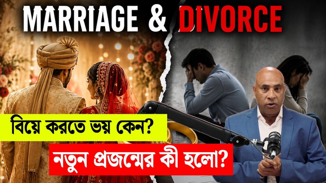 ডিভোর্স বাড়ছে, বিয়ে কমছে—নতুন প্রজন্ম কেন বিয়ে থেকে মুখ ফিরিয়ে নিচ্ছে? ডিভোর্স বাড়ছে, বিয়ে কমছে—নতুন প্রজন্ম কেন বিয়ে থেকে মুখ ফিরিয়ে নিচ্ছে?